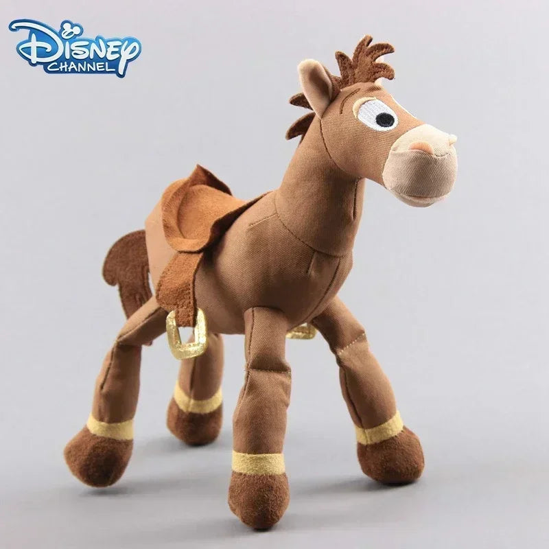 Disney Toy Story Woody Sheriff Bass Bullseye Plush Toy Anime Horse Stuffed Doll Room Decoration Kawaii Peluches Kids Xmas Gift