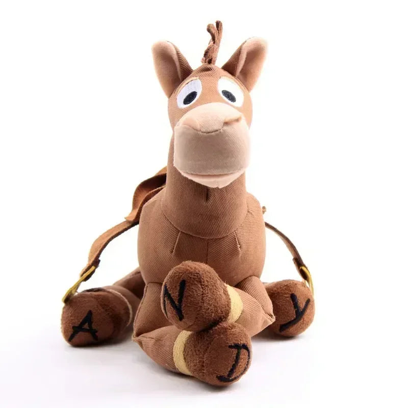 Disney Toy Story Woody Sheriff Bass Bullseye Plush Toy Anime Horse Stuffed Doll Room Decoration Kawaii Peluches Kids Xmas Gift
