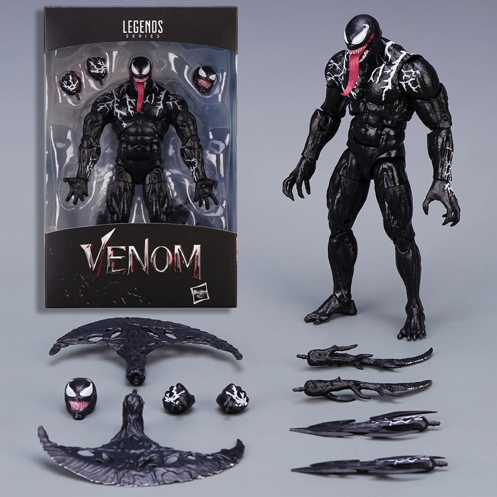 AMAZING YAMAGUCHI Venom 3 Carnage Venom: The Last Dance Symbiote Hasbro Action Figure Joint Movable Model Doll kids for Toy Gift