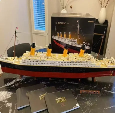 Titani Compatible 10294 Titanic Large Cruise Boat Building Blocks – 9090pcs