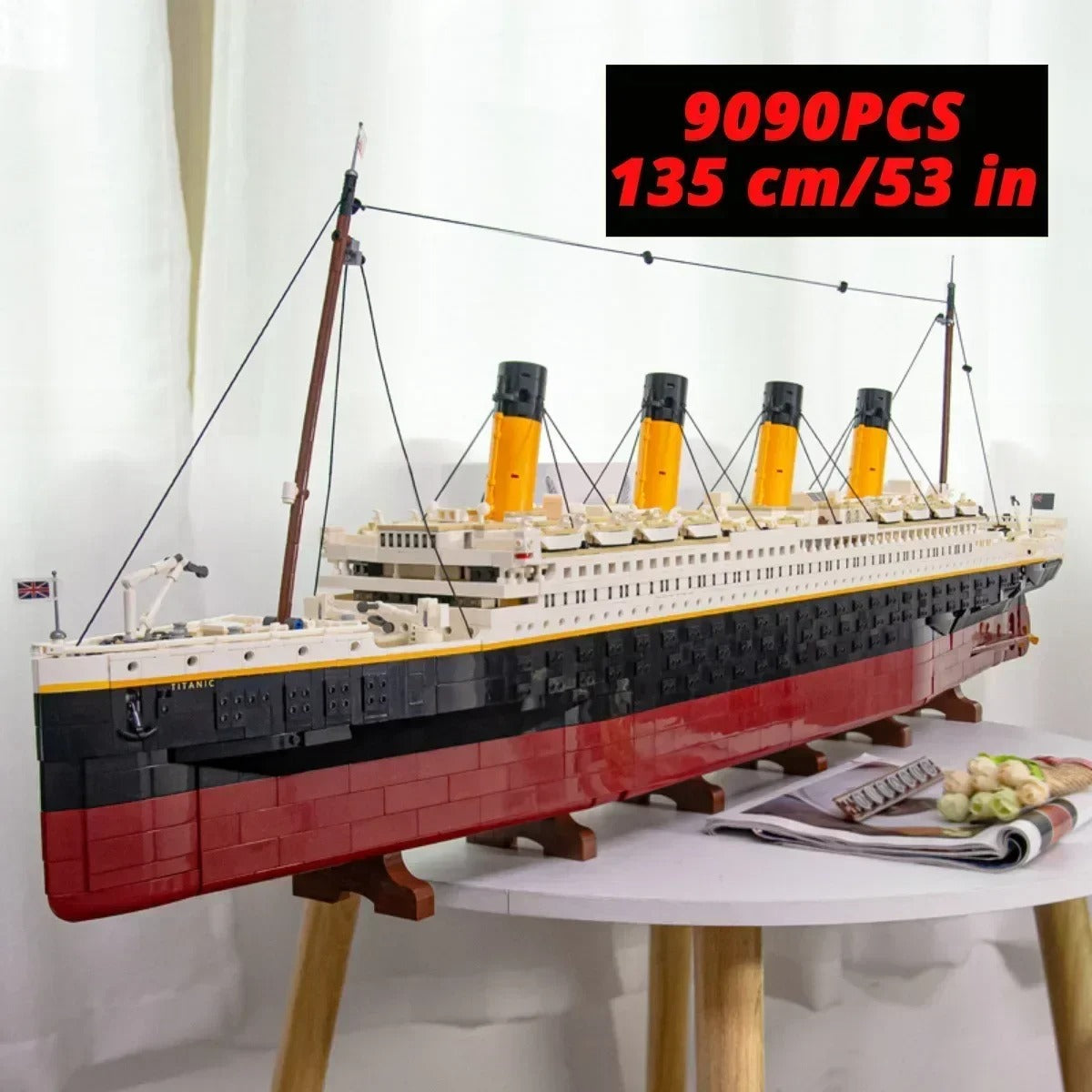 Titani Compatible 10294 Titanic Large Cruise Boat Building Blocks – 9090pcs