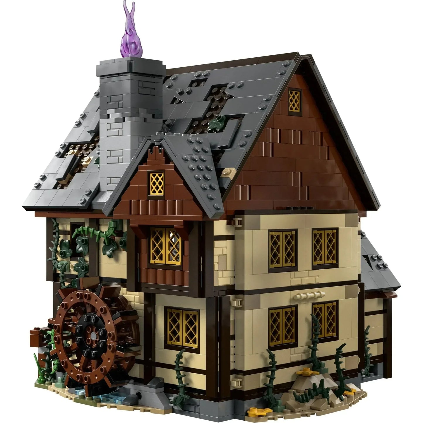 Hocus Pocus Sanderson Sisters’ Cottage 2316PCS Building Blocks – 21341 Compatible Magic Witch House Model with 6 Figures – Halloween Display Toy Gift for Kids & Fans