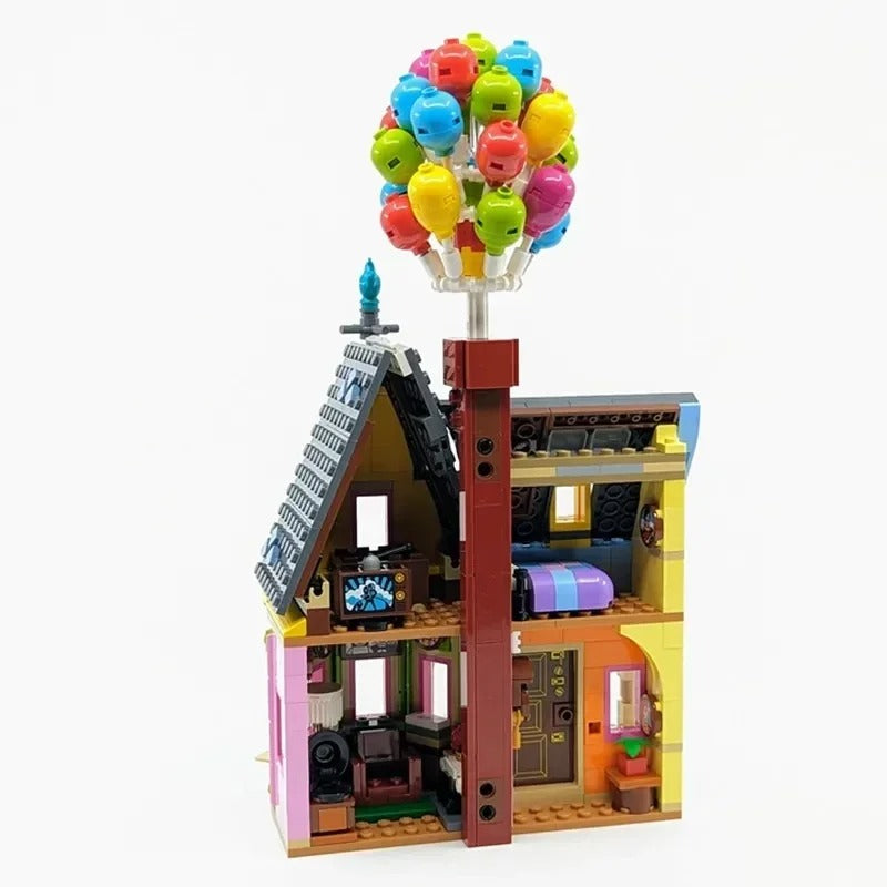 Up House Building Blocks Movie Travels Of Flying House Construction Model Kit Toys For Boys Birthday Gifts Home Decoration
